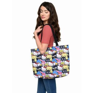 Hello Kitty Tote Bag Beach Carry-on Badtz-Maru Keroppi Chococat Women's Sanrio